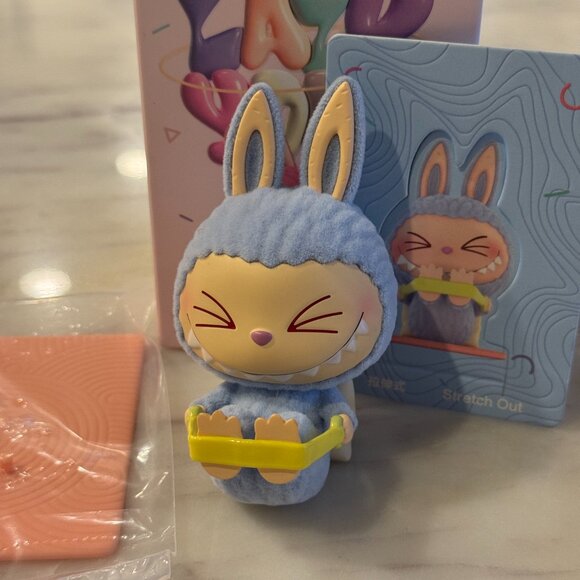 Popmart Labubu lazy yoga Stretch Out figure - Picture 1 of 5